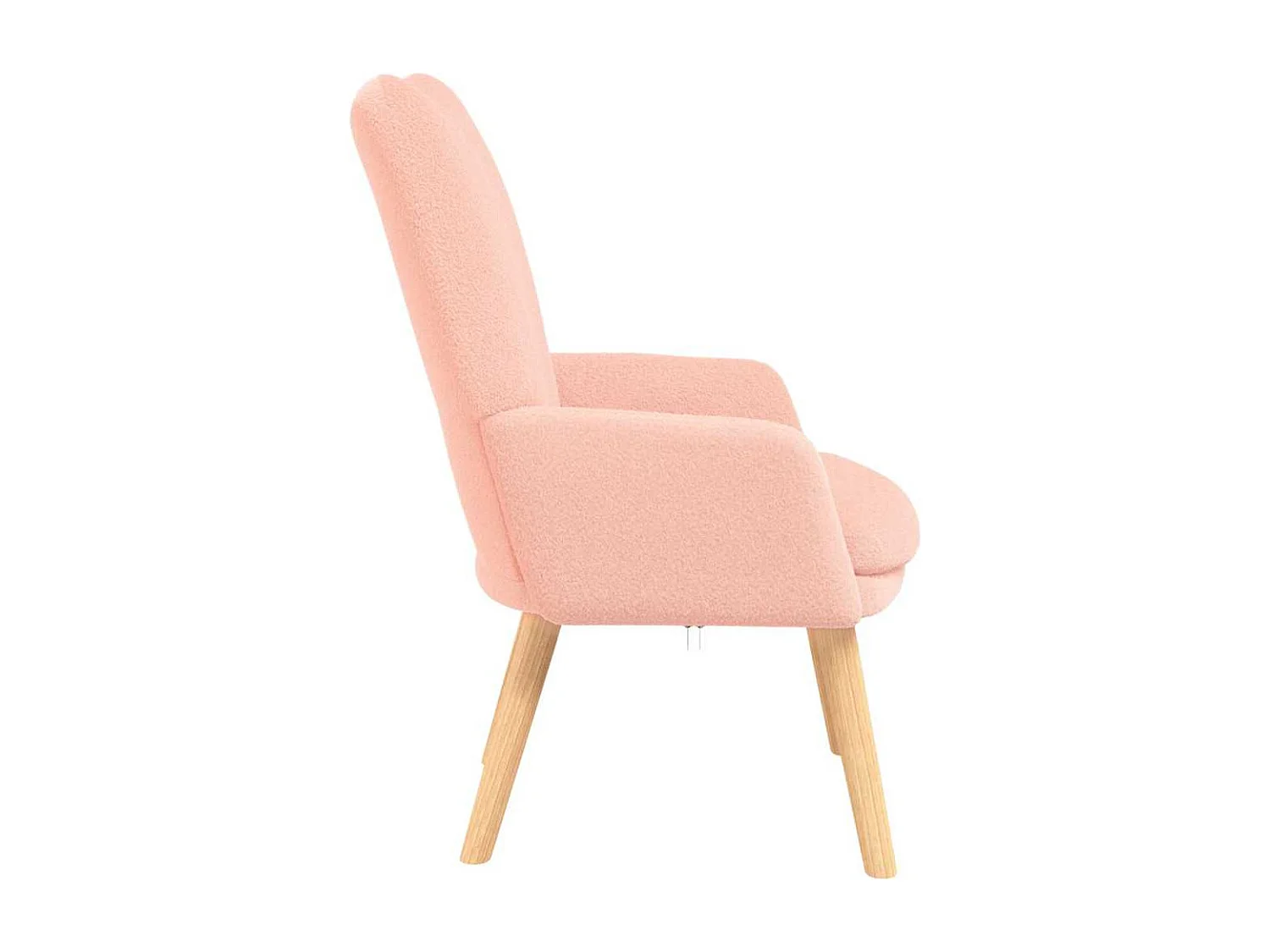 Fauteuil Salon-Chaise de relax Rose 63x67x94 cm tissu SHL4911