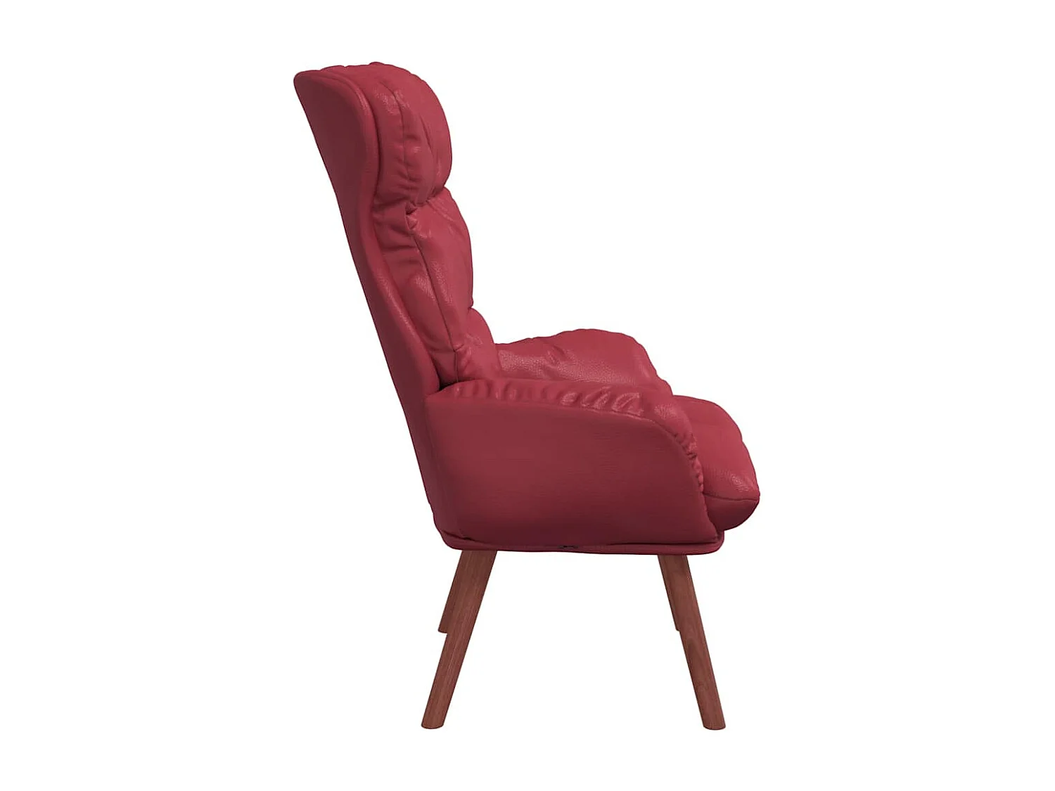 Poltrona | Cadeira de Sala | Cadeira Relaxante vermelho tinto 69x74x93 cm SHL742691