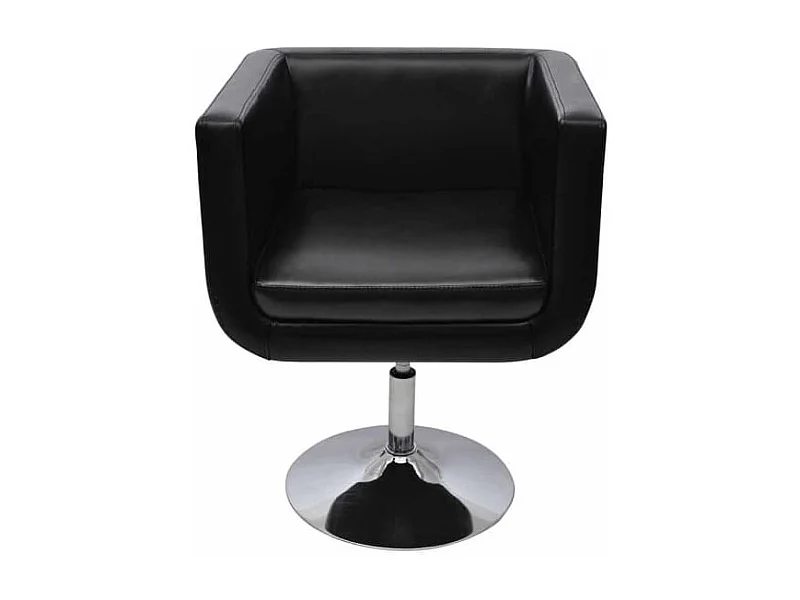 Taburetes de bar 2 unidades cuero artificial negro SHL8866