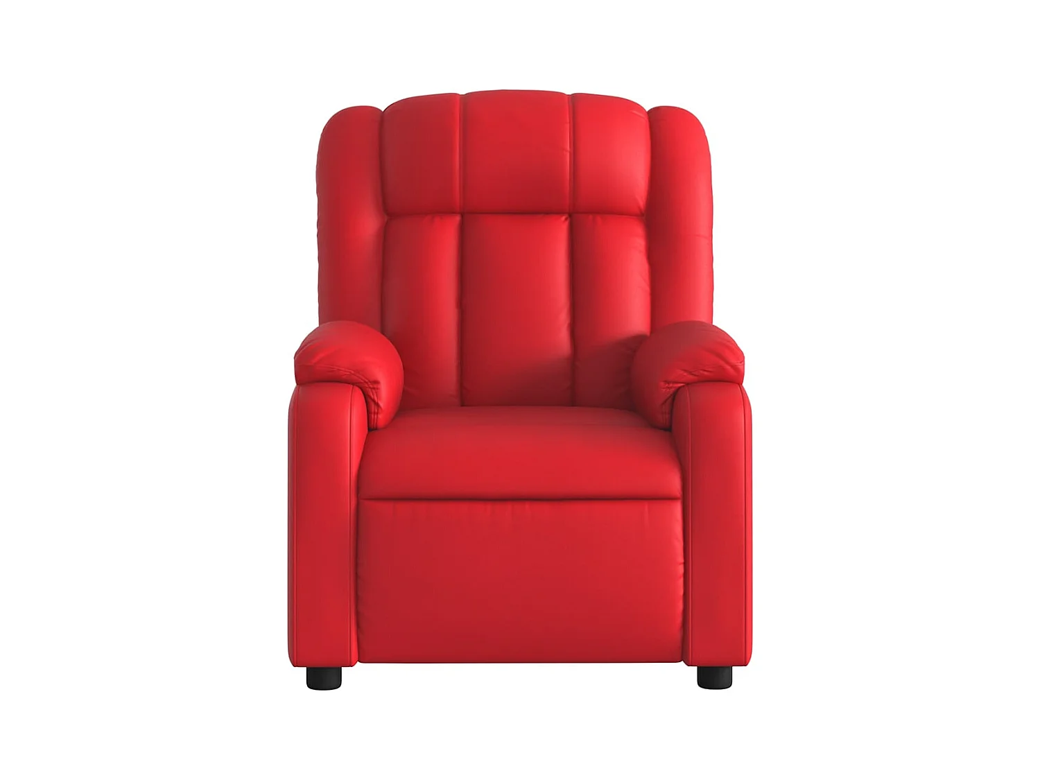 Fauteuil inclinable électrique-Fauteuil de massage de Salon rouge similicuir SHL5468