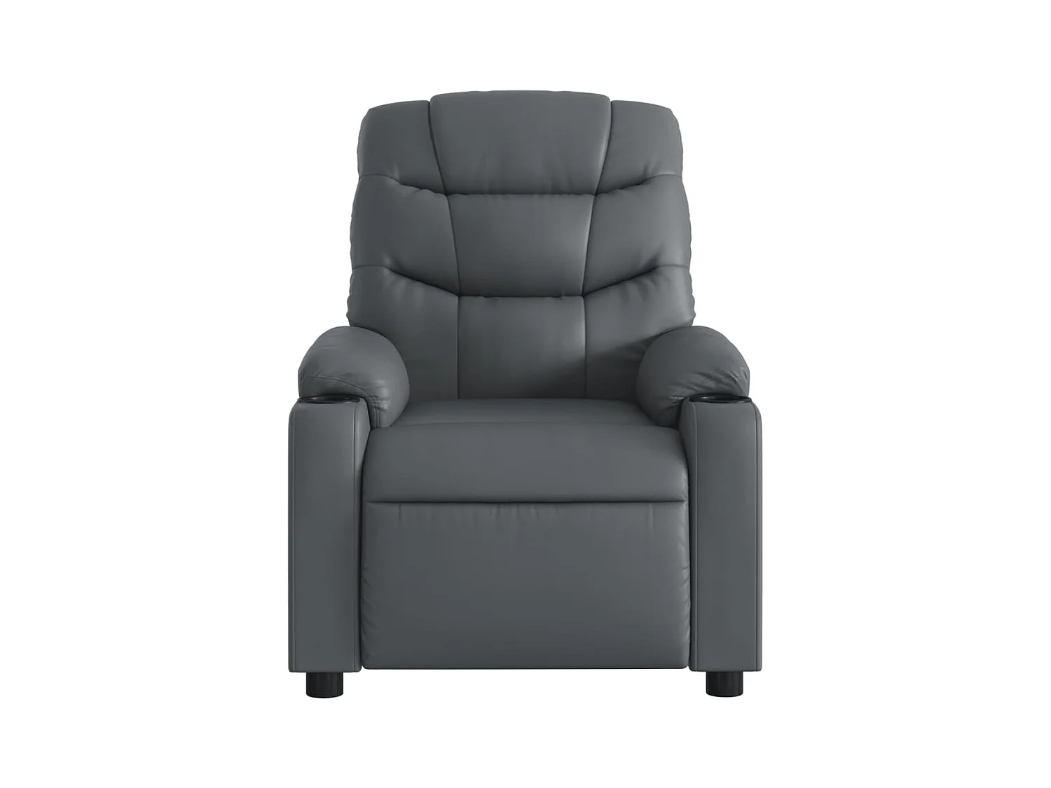 Sillón de salón | Silla | Sillón de masaje reclinable cuero sintético gris SHL2858
