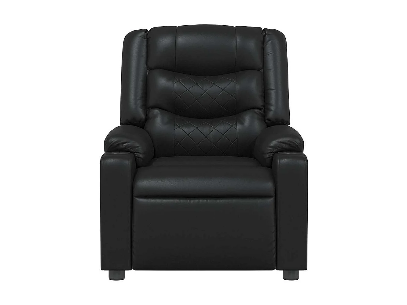 Relaxsessel | Lounge Sessel für Wohnzimmer Schwarz Kunstleder SHL25423