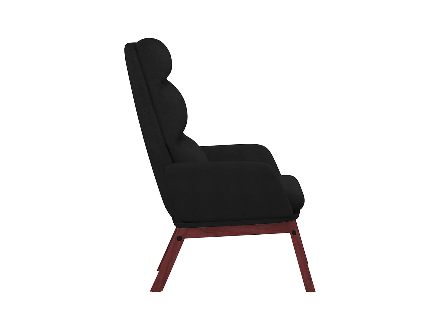 Sillón de relax | Silla de relax de tela negro SHL5360