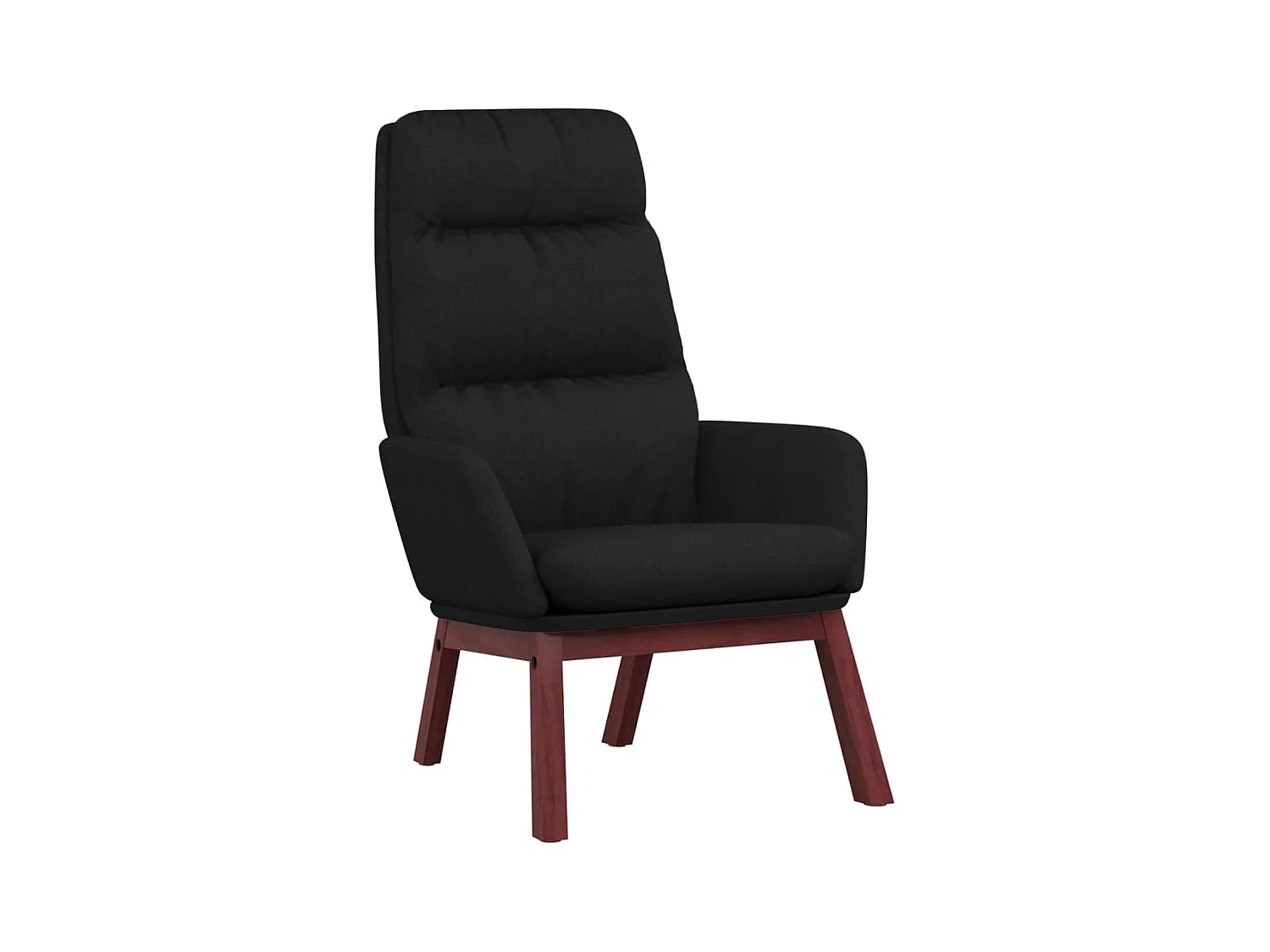 Chaise de relaxation-Fauteuil de Salon Noir Tissu SHL5487