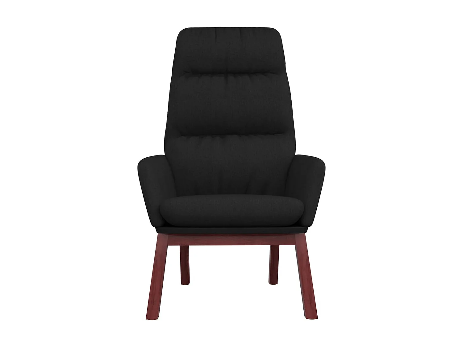 Chaise de relaxation-Fauteuil de Salon Noir Tissu SHL5487