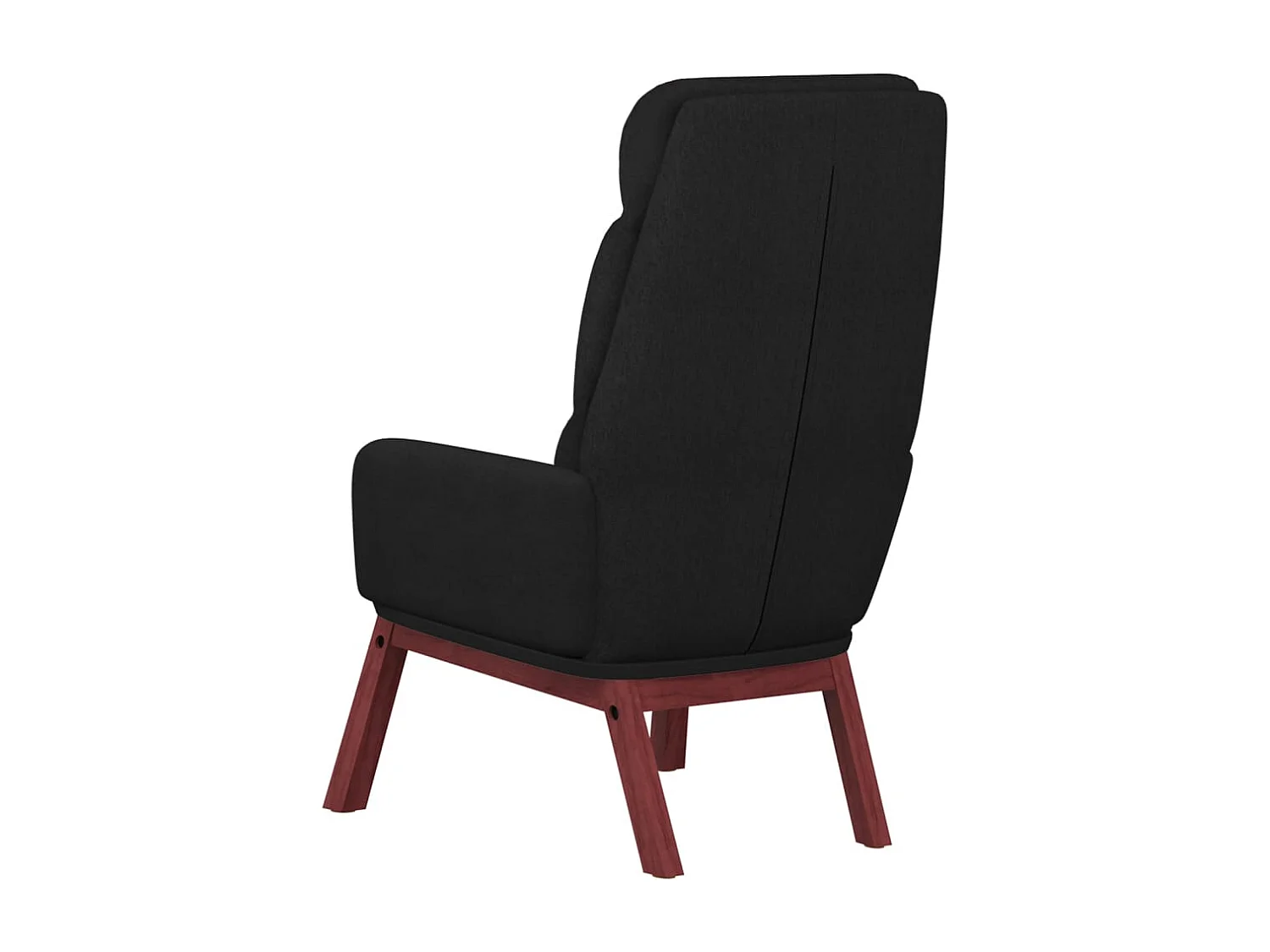 Chaise de relaxation-Fauteuil de Salon Noir Tissu SHL5487
