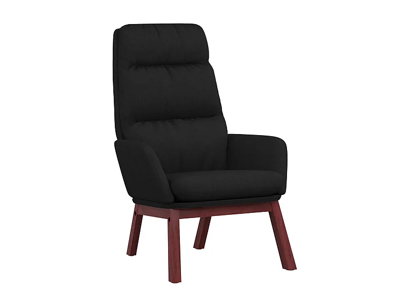 Chaise de relaxation-Fauteuil de Salon Noir Tissu SHL5487