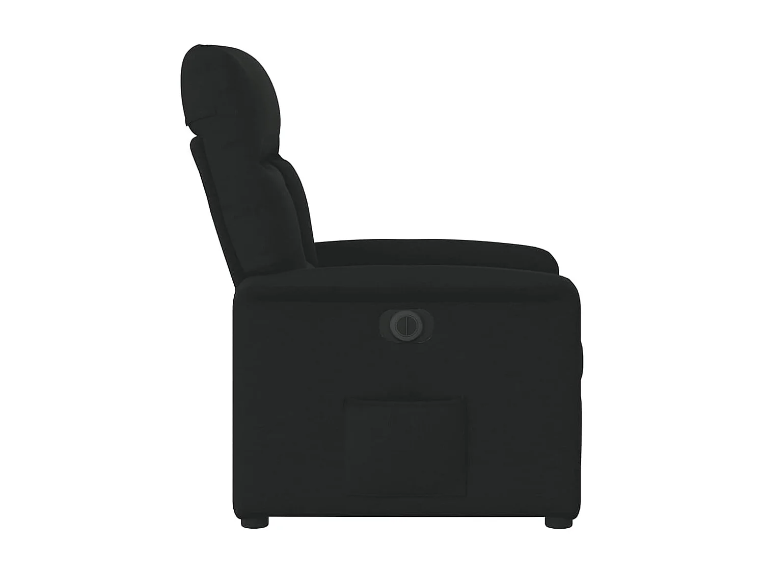 Fauteuil inclinable électrique-Chaise de relax-Fauteuil TV Noir Tissu SHL4682
