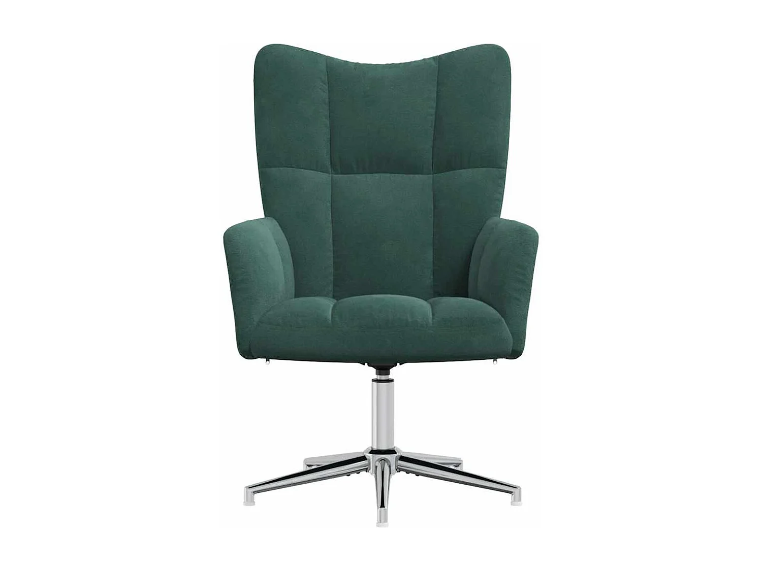 Chaise de relaxation-Fauteuil de Salon Vert foncé Velours SHL3338