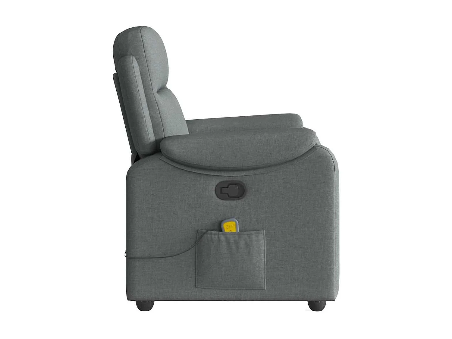 Fauteuil inclinable-Chaise de relax-Fauteuil de Massage Gris foncé Tissu SHL5020