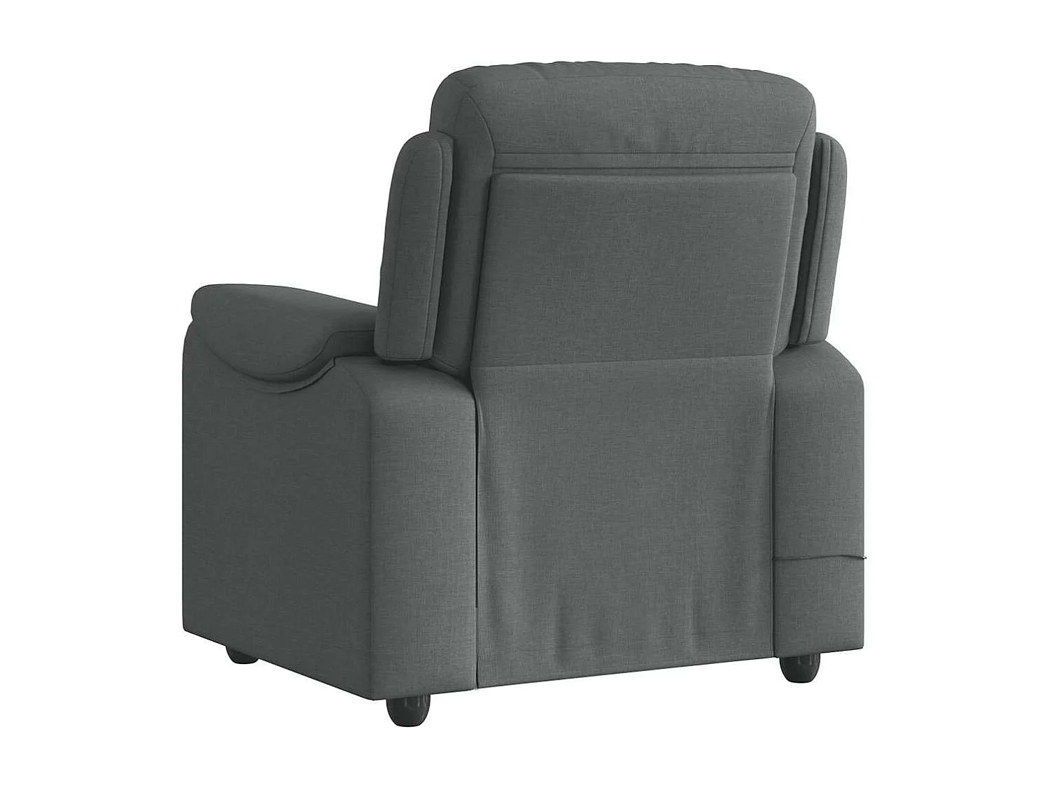 Fauteuil inclinable-Chaise de relax-Fauteuil de Massage Gris foncé Tissu SHL5020