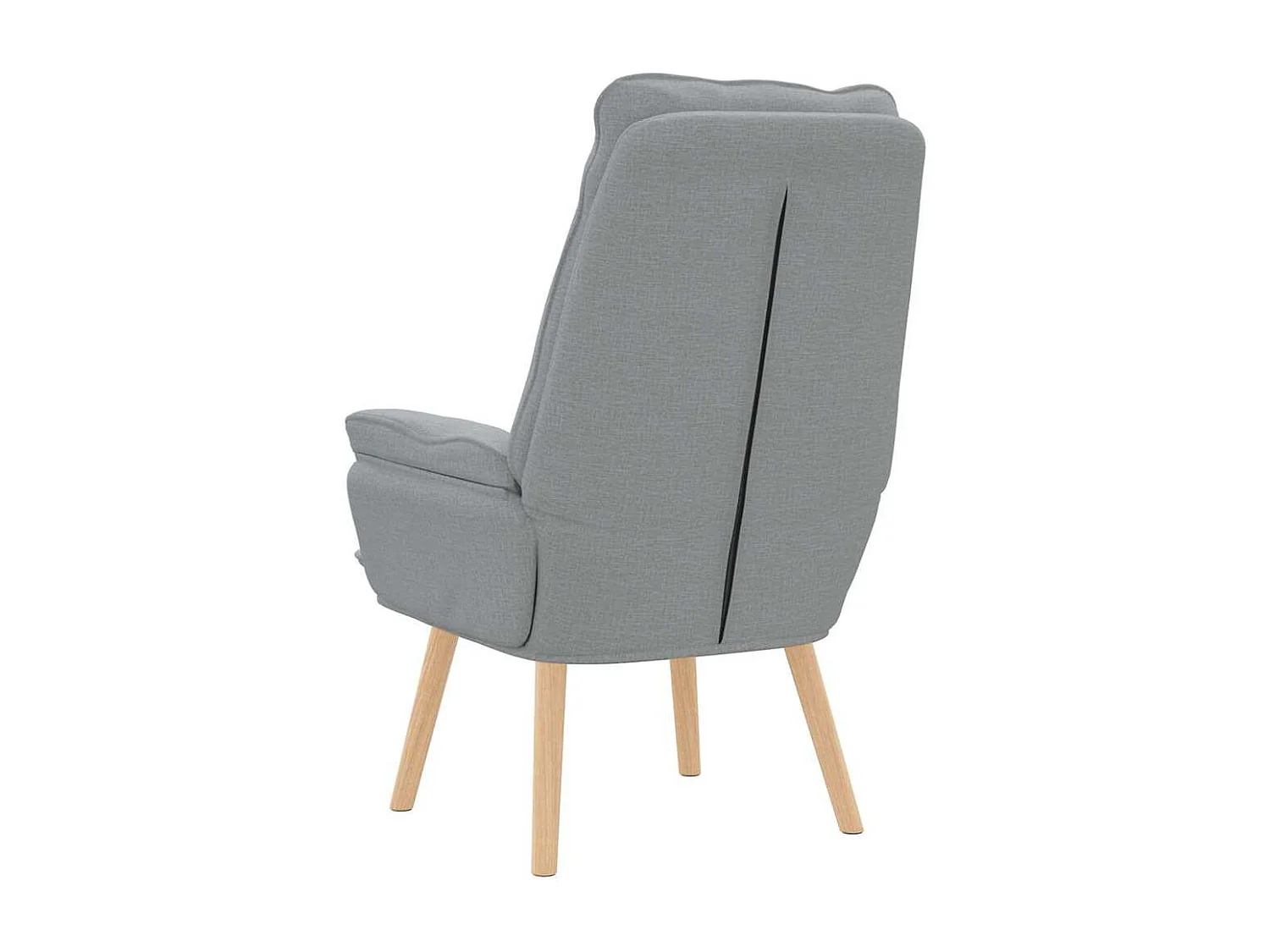 Fauteuil Salon-Chaise de relax Gris clair 69x74x93 cm tissu SHL4299