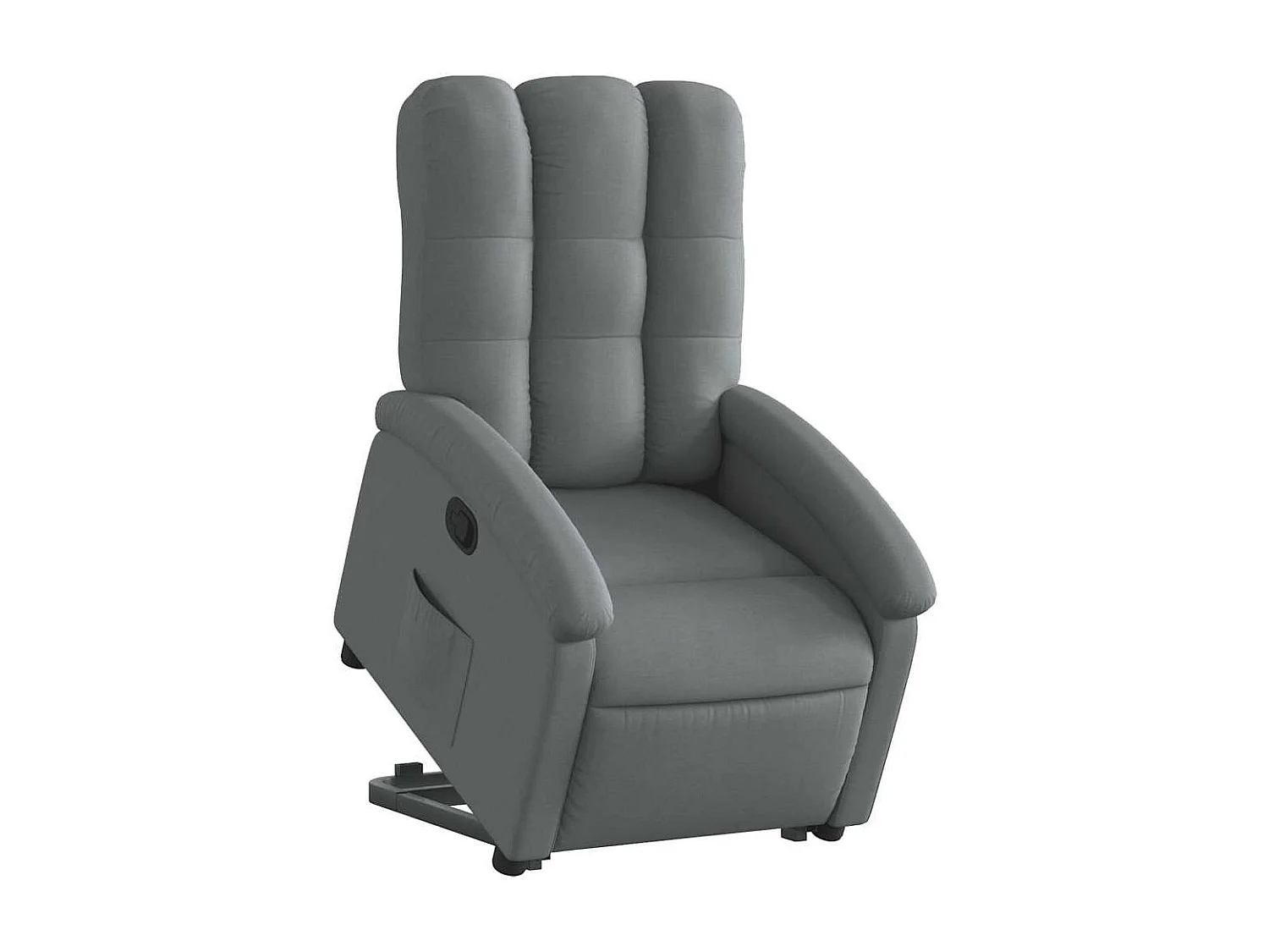 Fauteuil inclinable-Chaise de relax-Fauteuil salon Gris foncé Tissu SHL1716