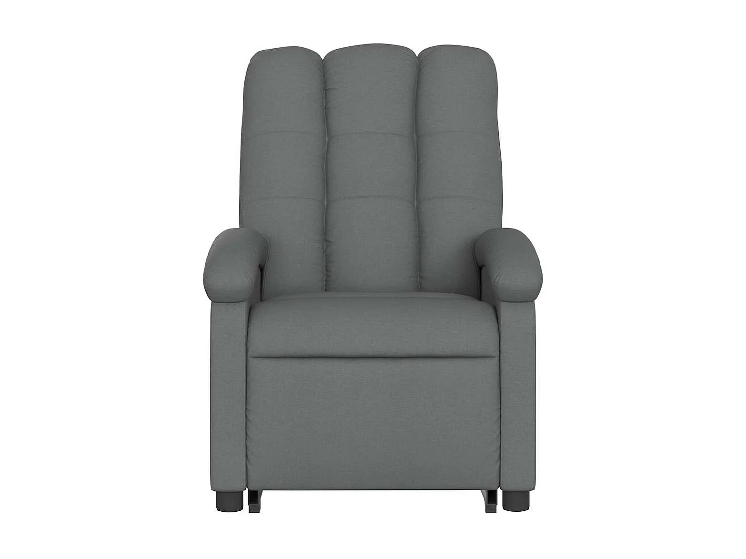 Fauteuil inclinable-Chaise de relax-Fauteuil salon Gris foncé Tissu SHL1716