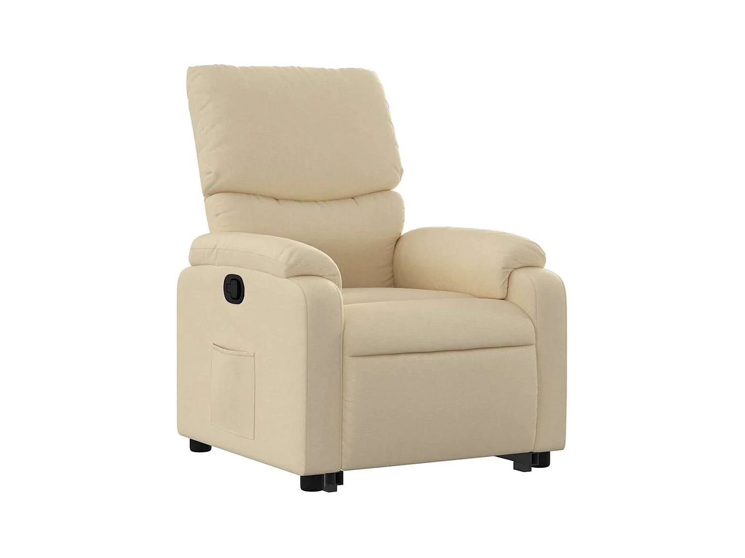 Sillón de relax | Sillón reclinable elevable de tela color crema SHL5867
