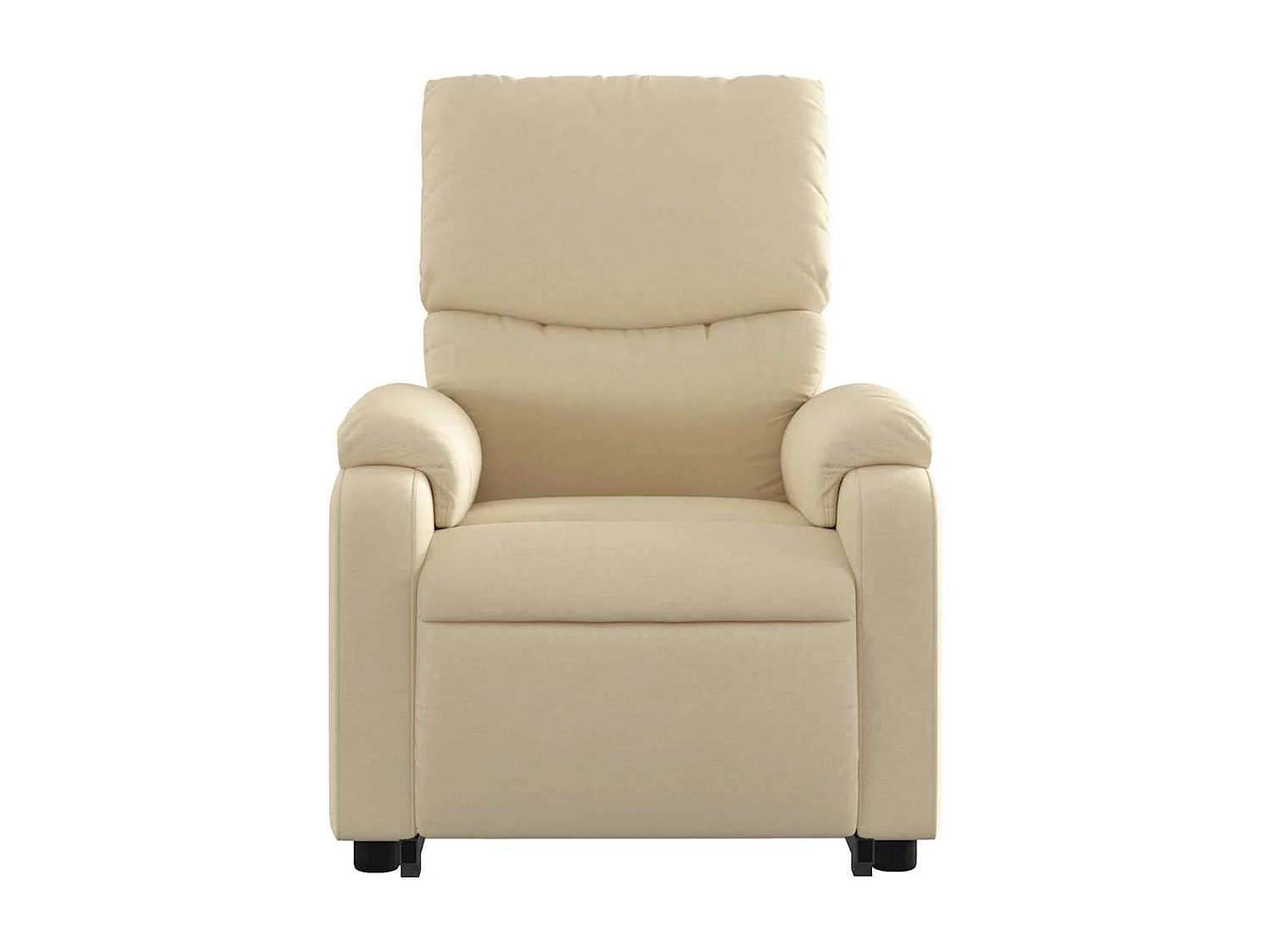 Sillón de relax | Sillón reclinable elevable de tela color crema SHL5867