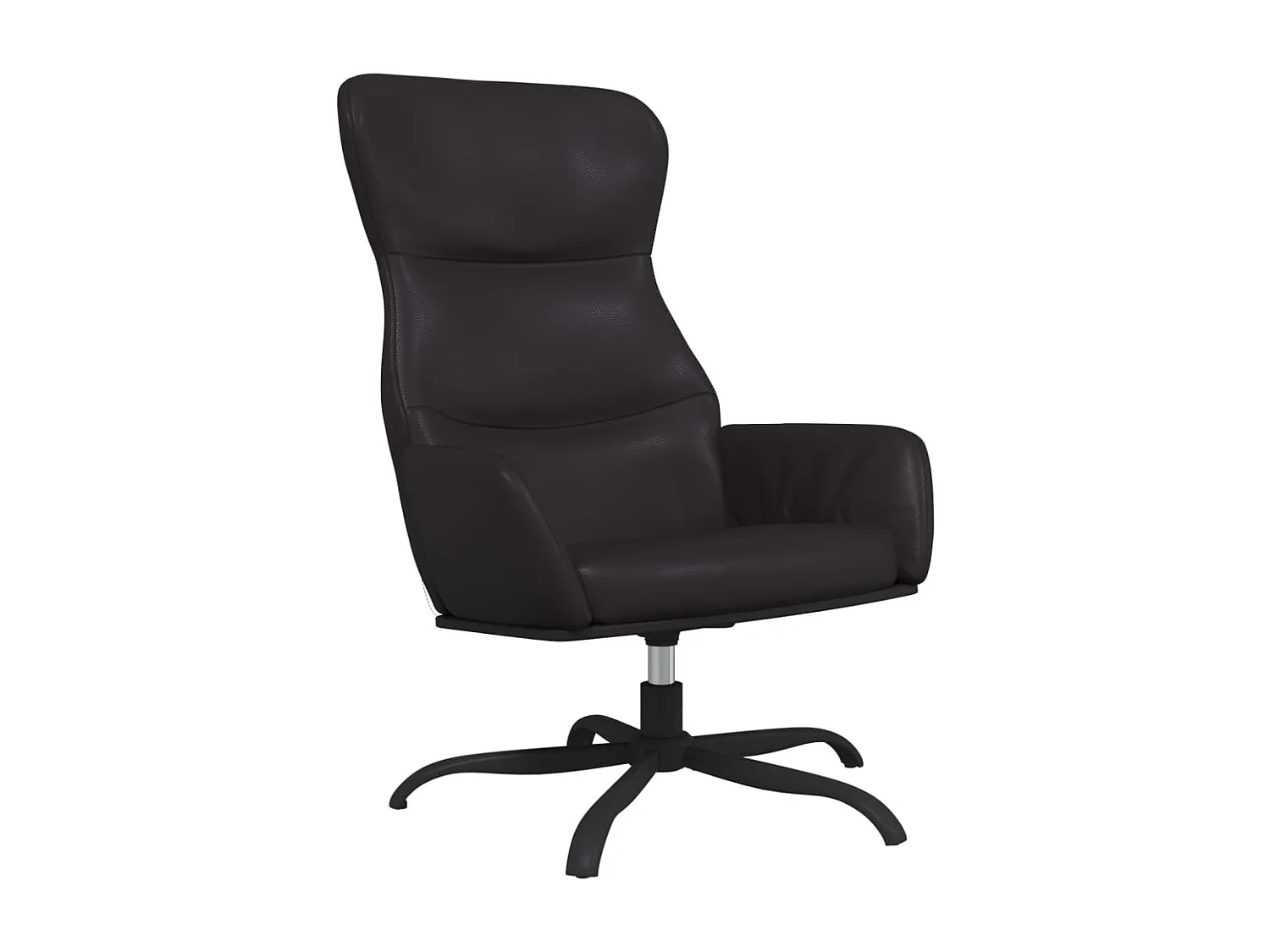 Chaise de relaxation-Fauteuil de Salon Noir Similicuir SHL1015