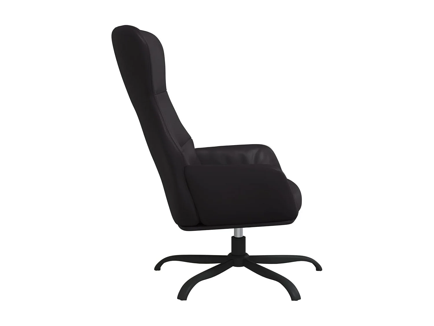 Chaise de relaxation-Fauteuil de Salon Noir Similicuir SHL1015