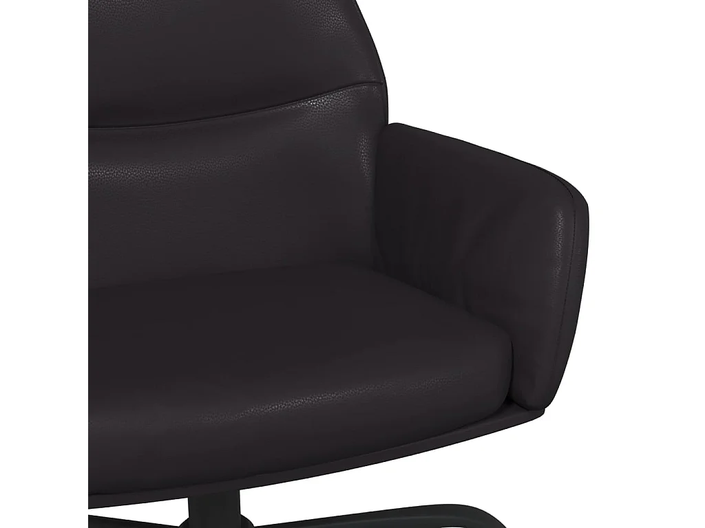 Chaise de relaxation-Fauteuil de Salon Noir Similicuir SHL1015