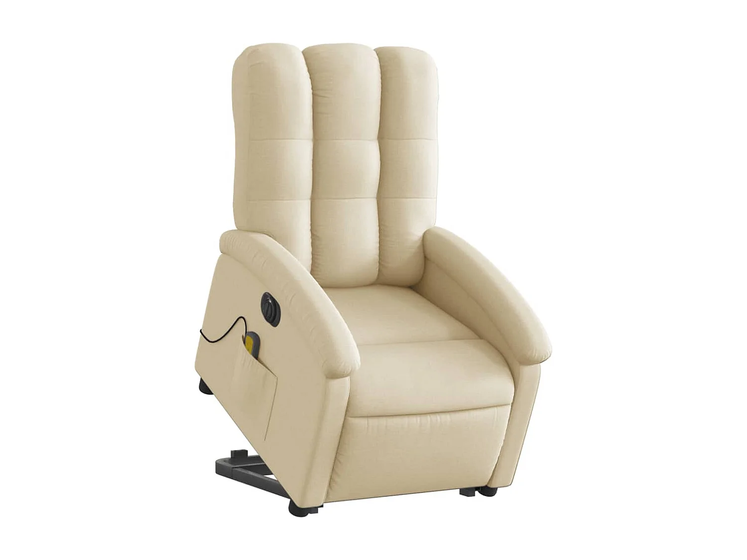 Relaxsessel | Elektrischer Massagesessel mit Aufstehhilfe Creme Stoff SHL71477