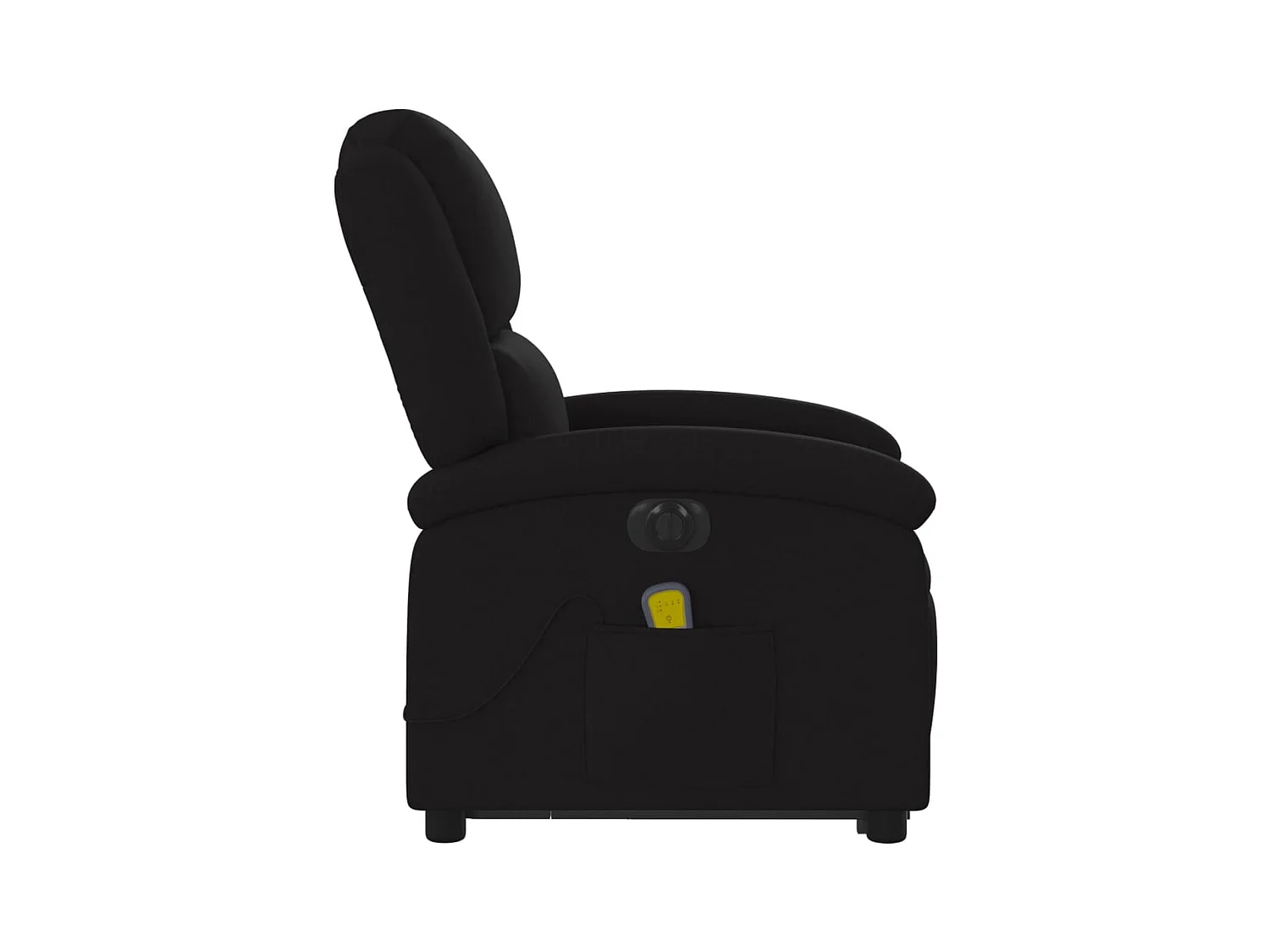 Sillón de salón | Silla | Sillón de masaje eléctrico reclinable elevable tela negro SHL2608