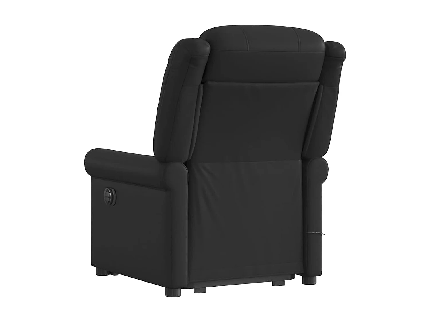 Sillón de salón | Silla | Sillón de masaje elevable eléctrico negro brillante SHL2771