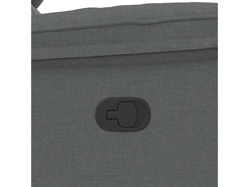Sillón de relax | Sillón reclinable de tela gris oscuro SHL6447