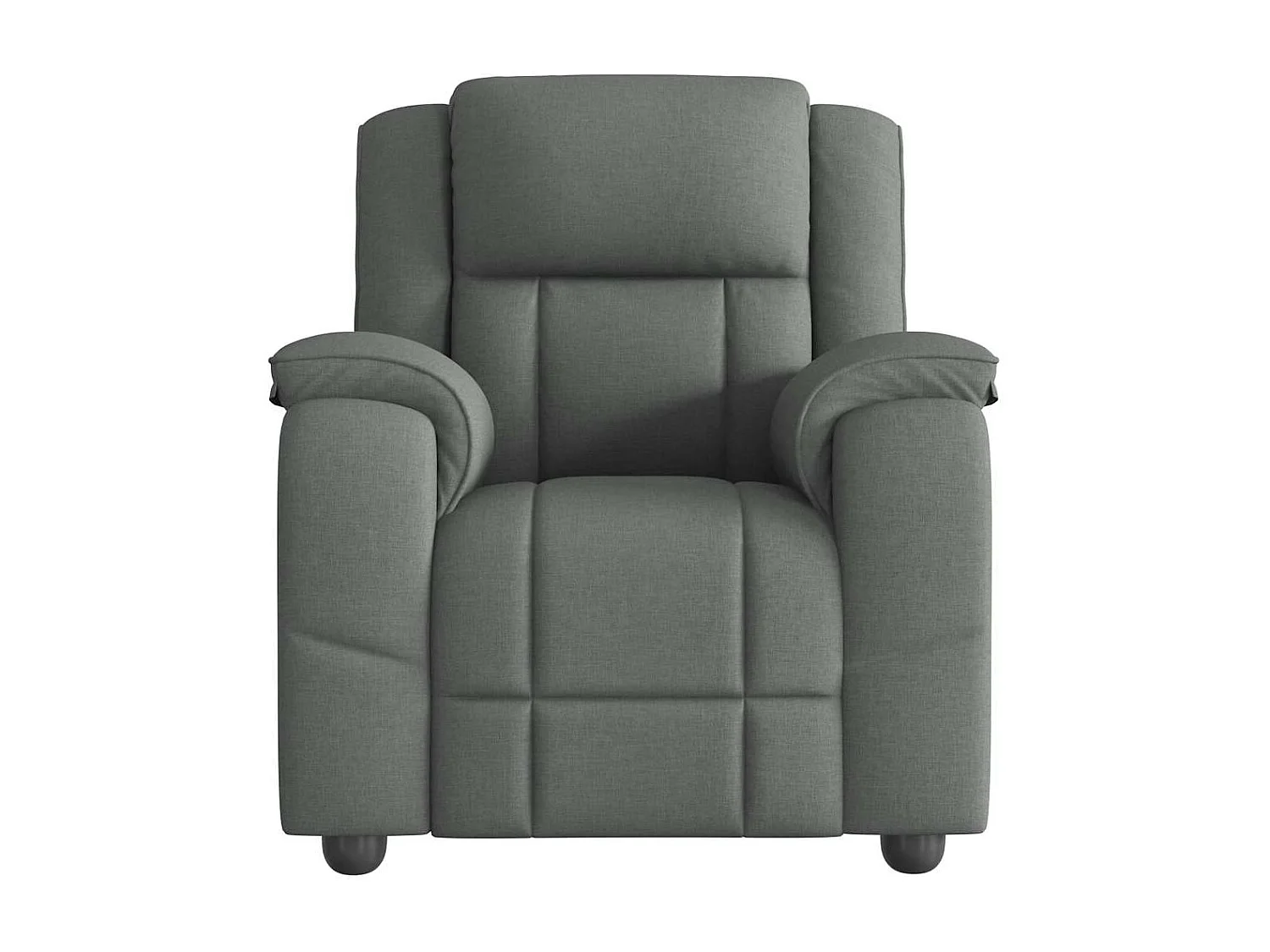 Sillón de relax | Sillón reclinable de tela gris oscuro SHL6447