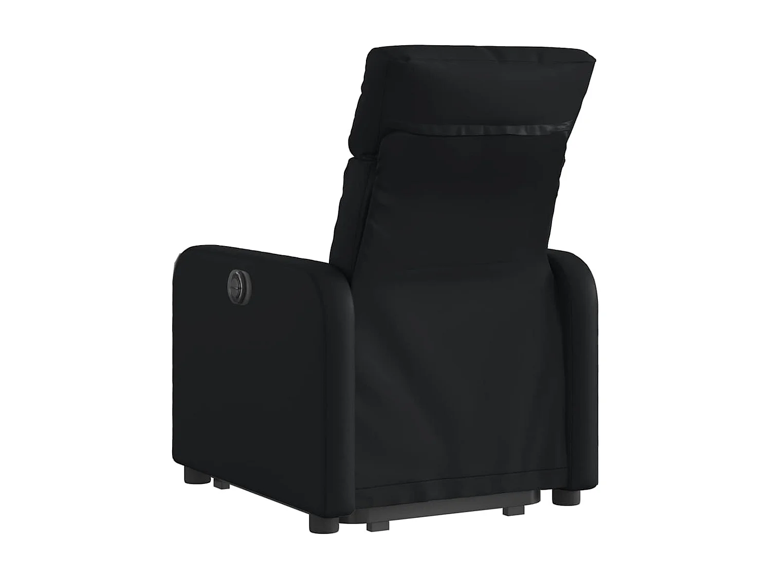 Fauteuil inclinable électrique-Chaise de relax-Fauteuil salon noir similicuir SHL2391