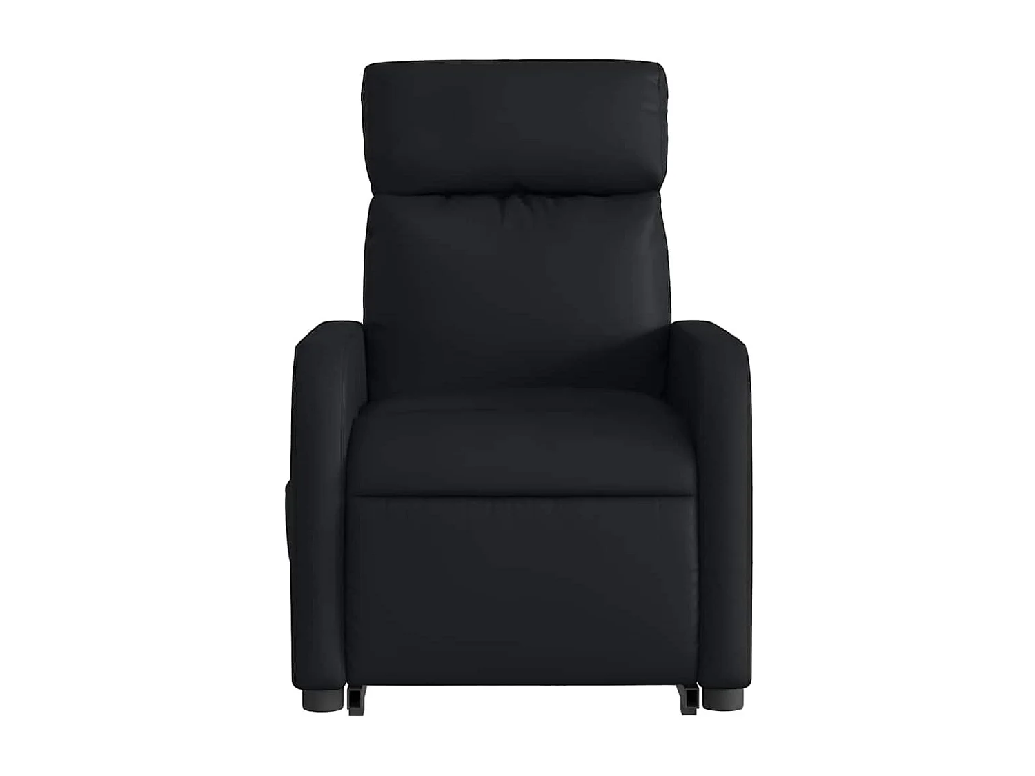 Fauteuil inclinable électrique-Chaise de relax-Fauteuil salon noir similicuir SHL2391