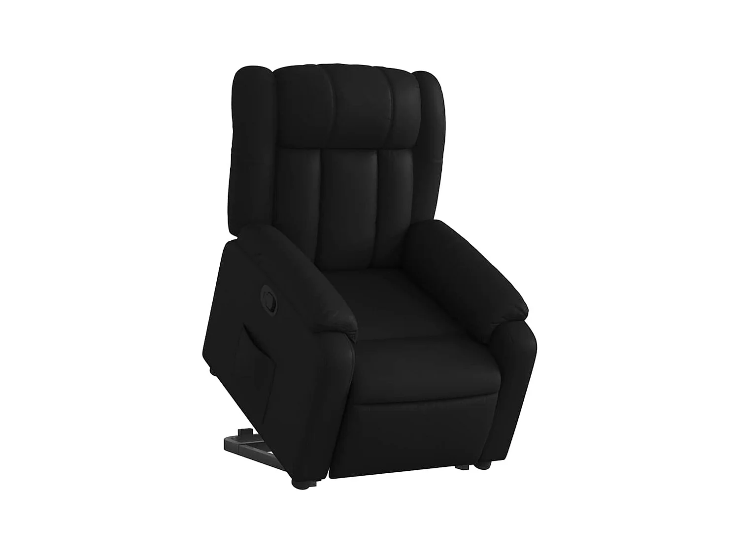Fauteuil inclinable-Chaise de relax-Fauteuil salon Noir Similicuir SHL5205