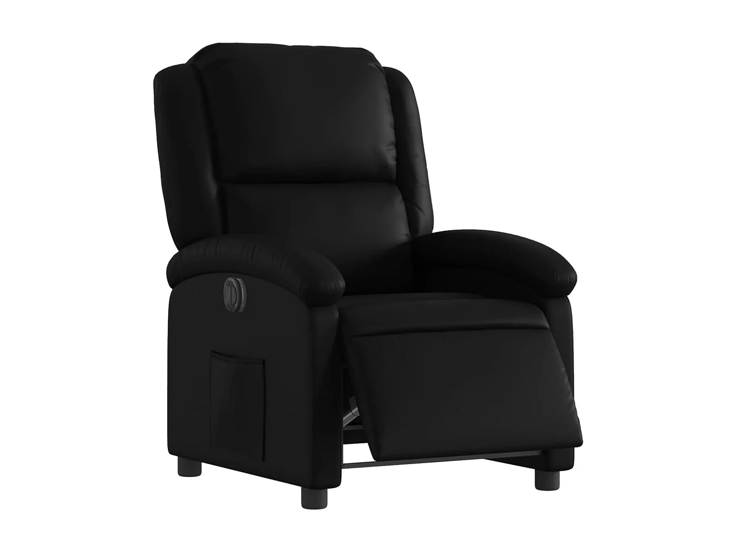 Sillón de relax | Silla | Sillón reclinable eléctrico de cuero sintético negro SHL8879