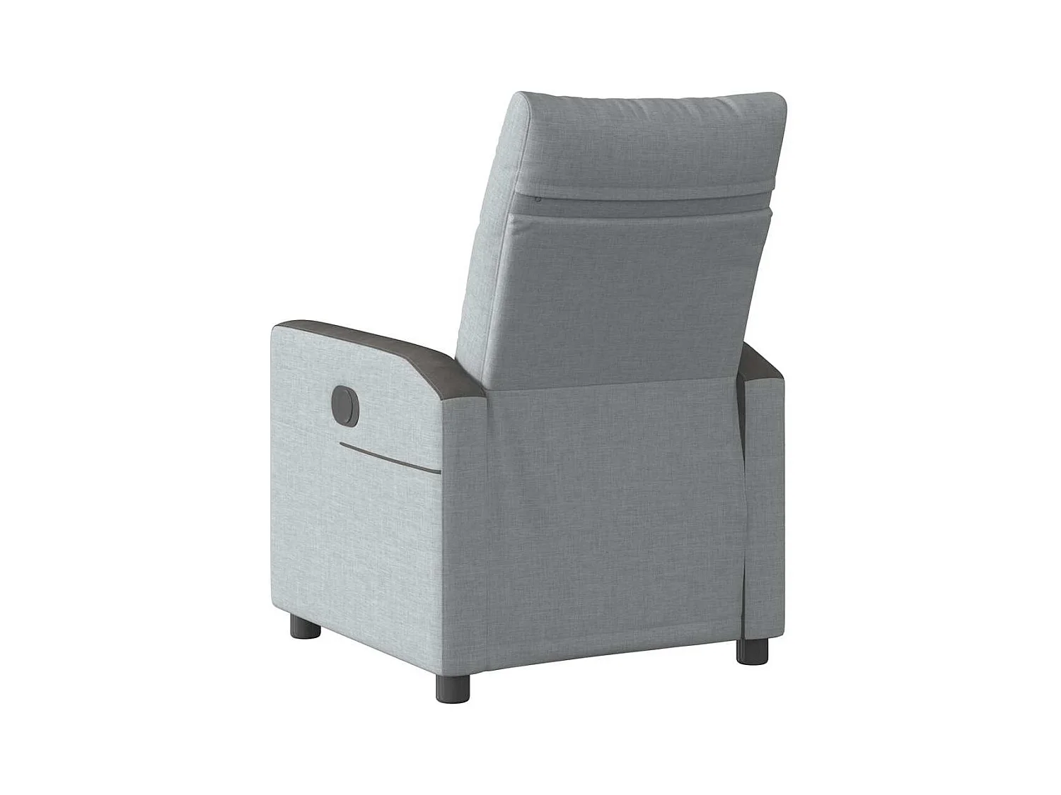 Fauteuil inclinable-Chaise de relax-Fauteuil TV Gris clair Tissu SHL3179