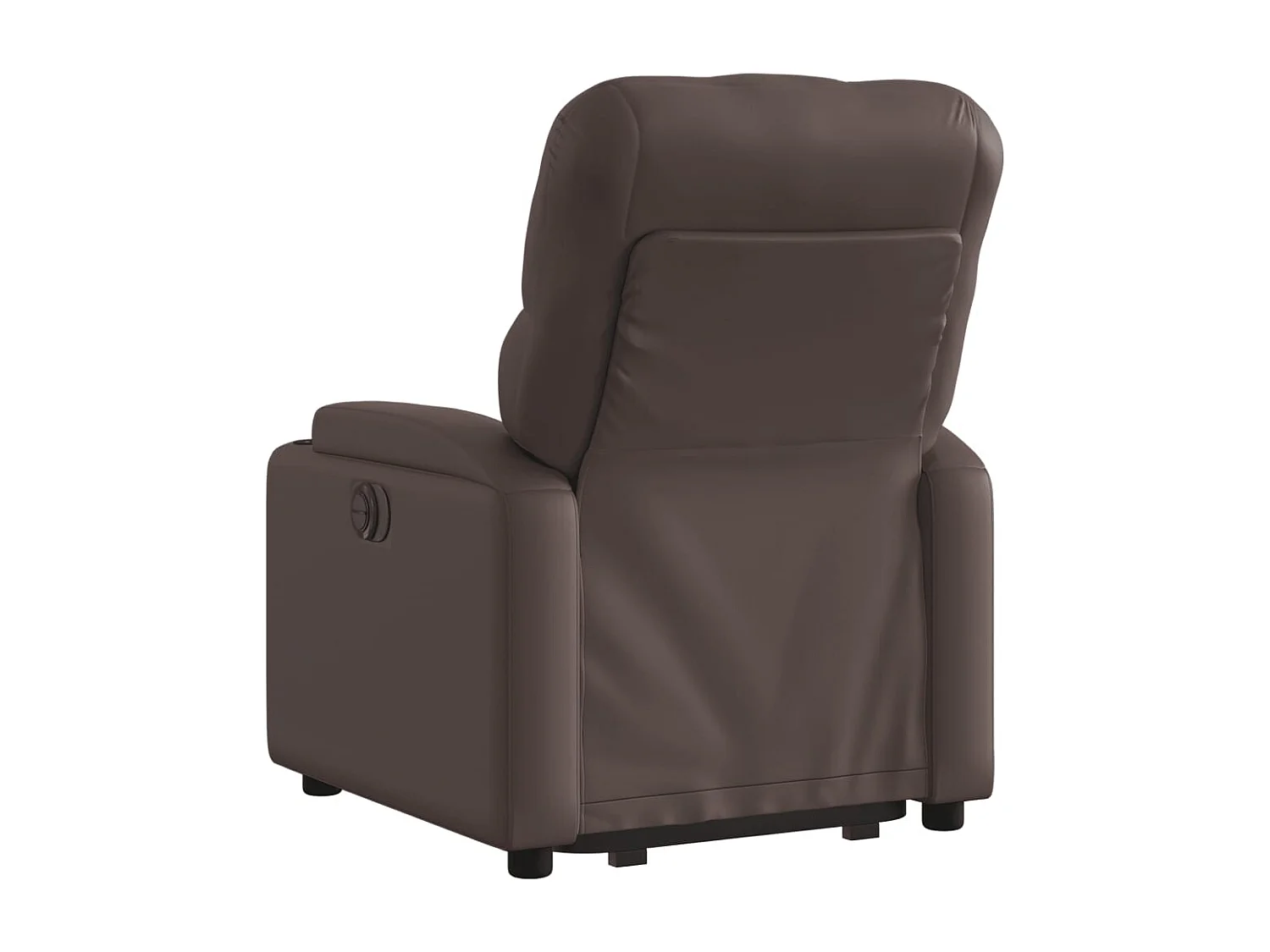 Fauteuil inclinable-Chaise de relax-Fauteuil salon marron similicuir SHL1412