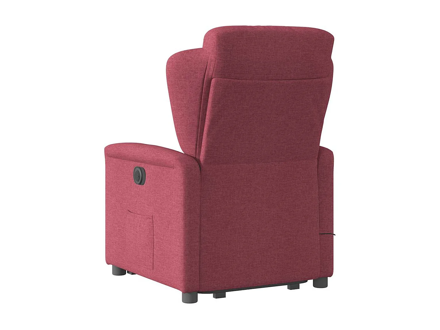 Fauteuil inclinable électrique-Chaise de relax-Fauteuil de Massage Rouge bordeaux Tissu SHL3842