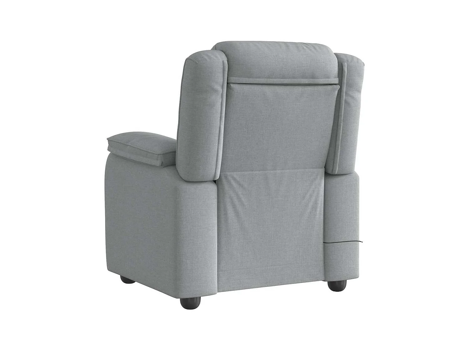 Sillón de relax | Sillón reclinable de masaje de tela gris claro SHL5650