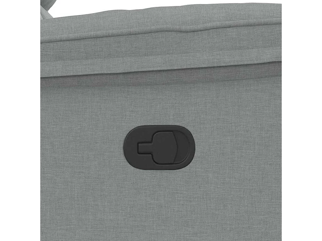 Sillón de relax | Sillón reclinable de masaje de tela gris claro SHL5650