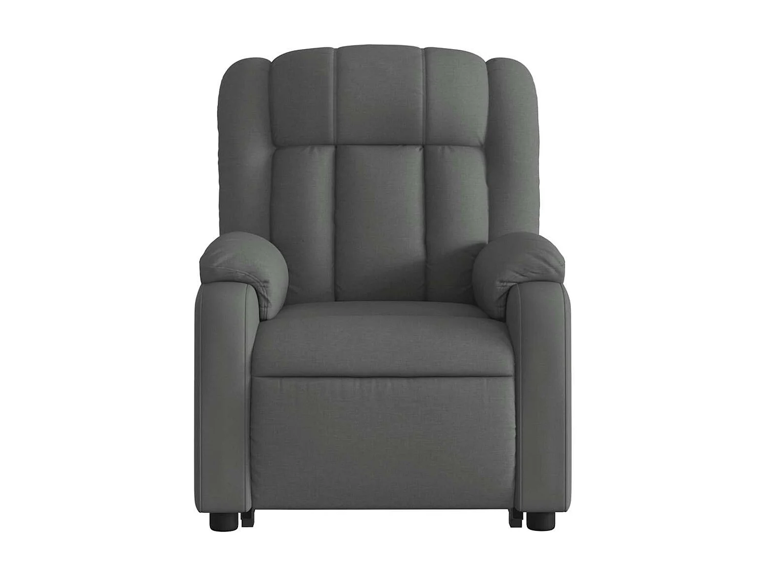 Silla de relax | Sillón eléctrico reclinable elevable de tela gris oscuro SHL8272