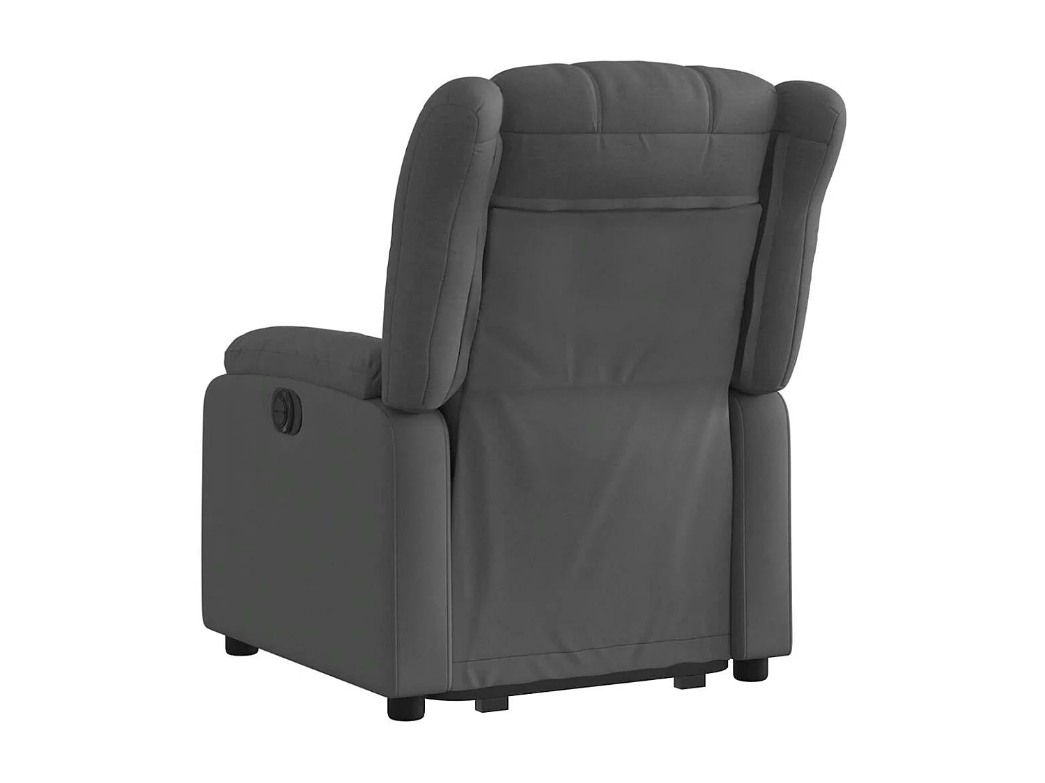 Relaxsessel mit Aufstehhilfe Elektrisch | Lounge Sessel indoor Dunkelgrau Stoff SHL18995