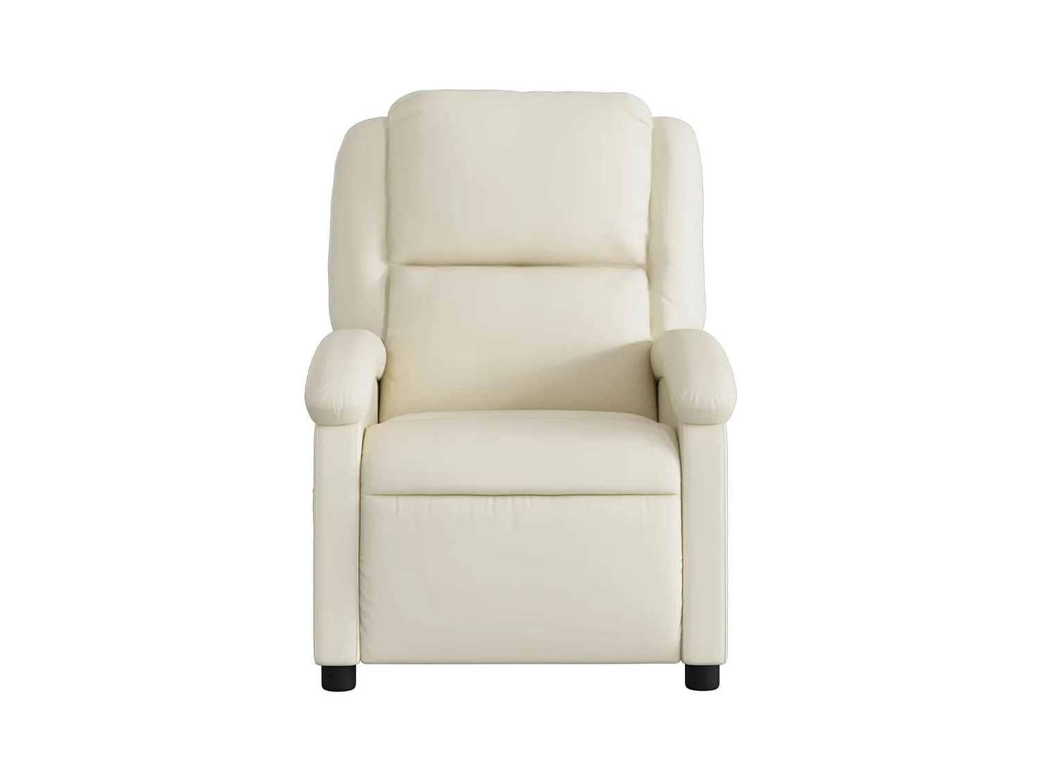 Sillón de salón | Silla | Sillón de masaje reclinable eléctrico cuero sintético crema SHL5038