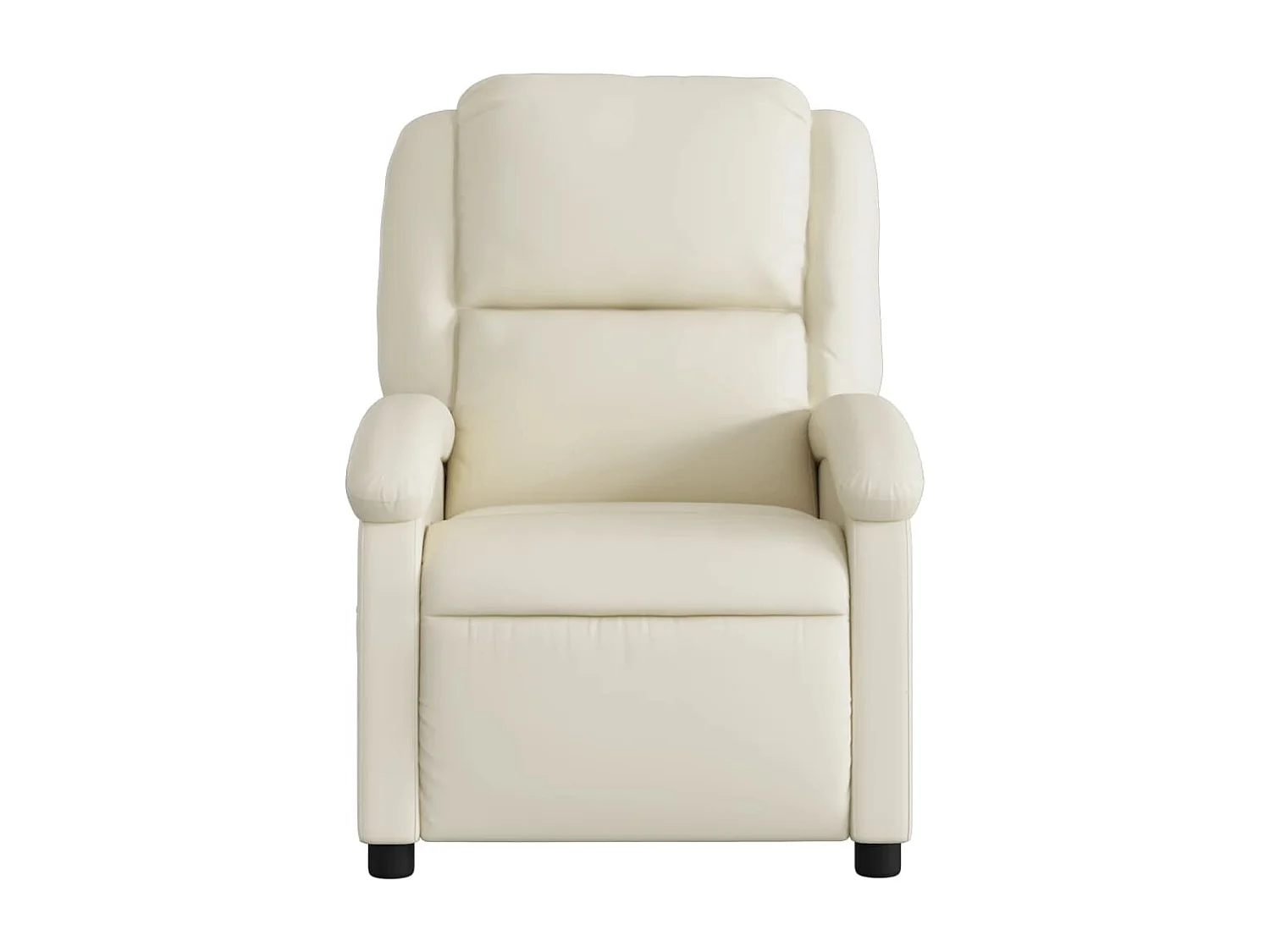 Fauteuil inclinable électrique-Fauteuil de massage pour Salon crème similicuir SHL1525