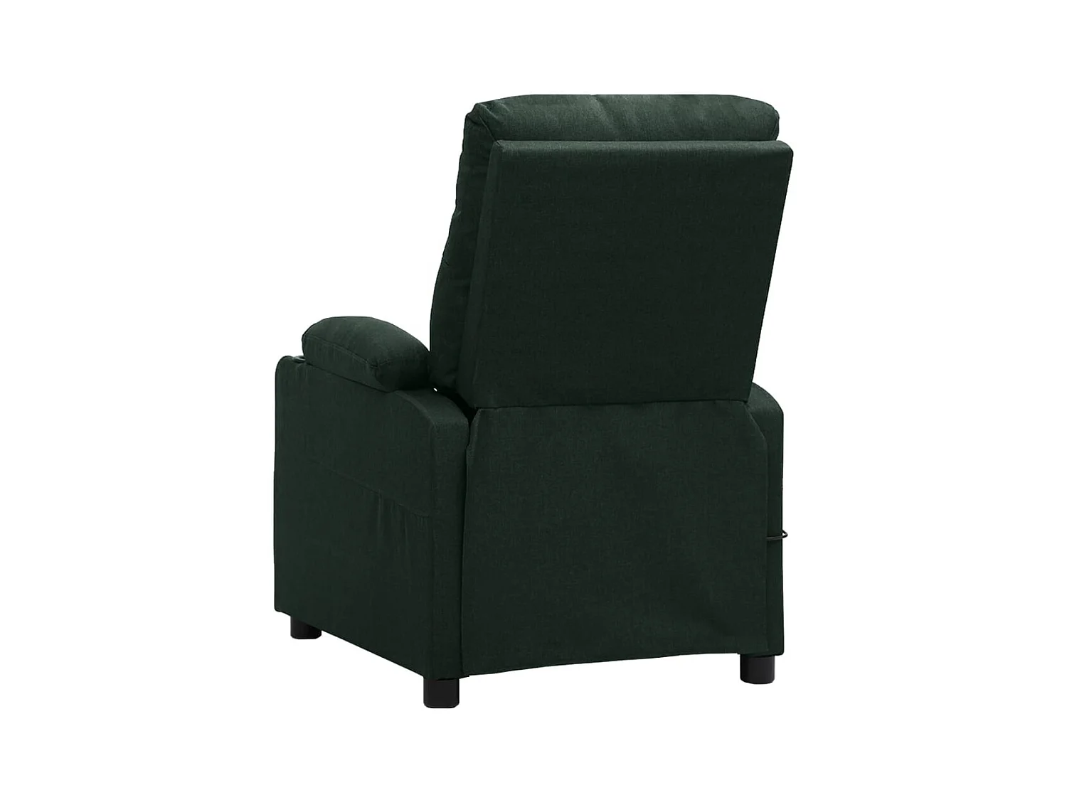 Silla de relax | Sillón elevable tela verde oscuro SHL8831