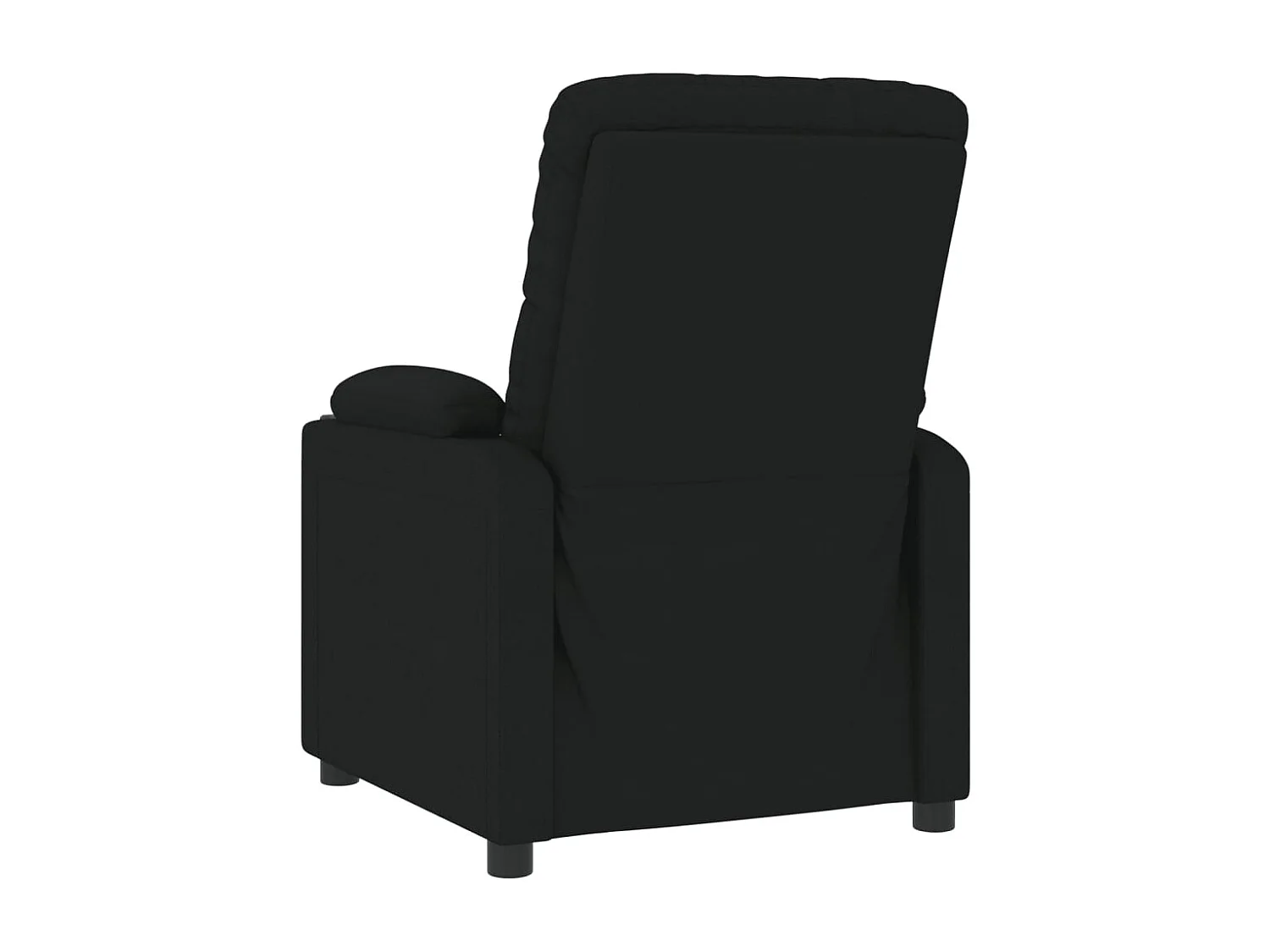 Relaxsessel Elektrisch | Lounge Sessel indoor Schwarz Stoff SHL2464