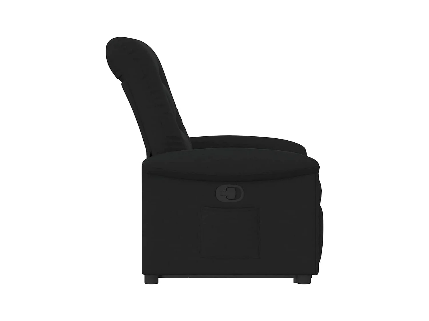 Sillón de relax | Silla | Sillón reclinable elevable tela negro SHL3547