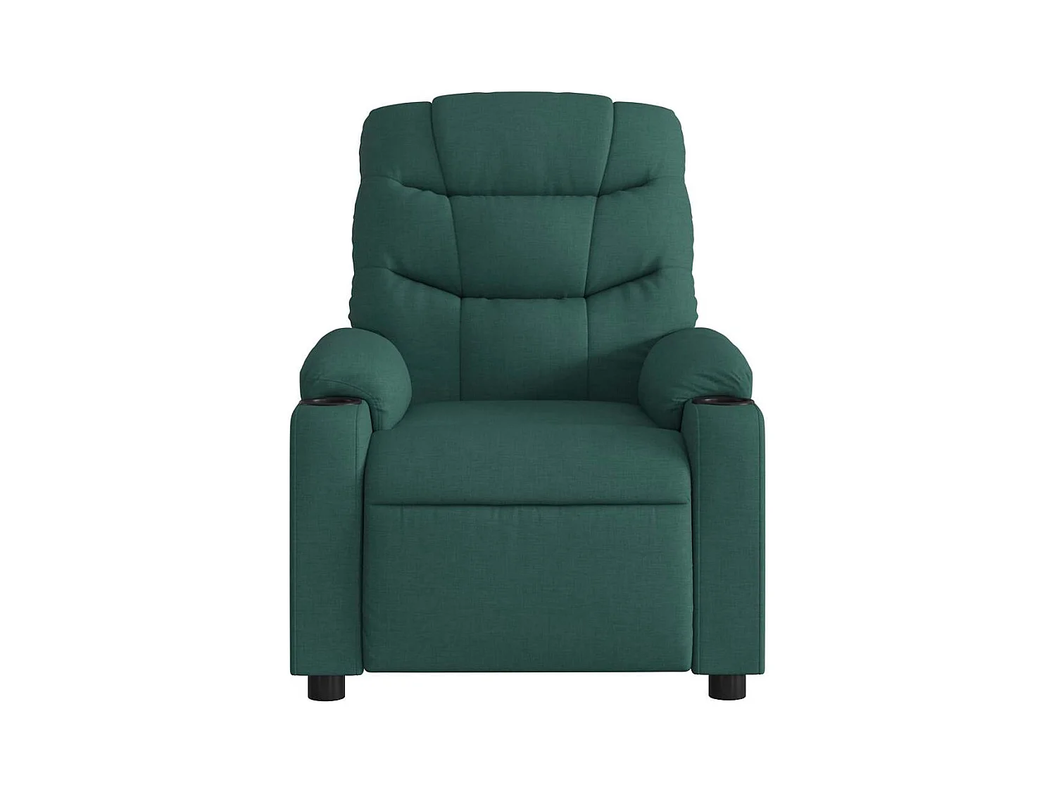 Sillón de salón | Silla | Sillón de masaje reclinable de tela verde oscuro SHL9699