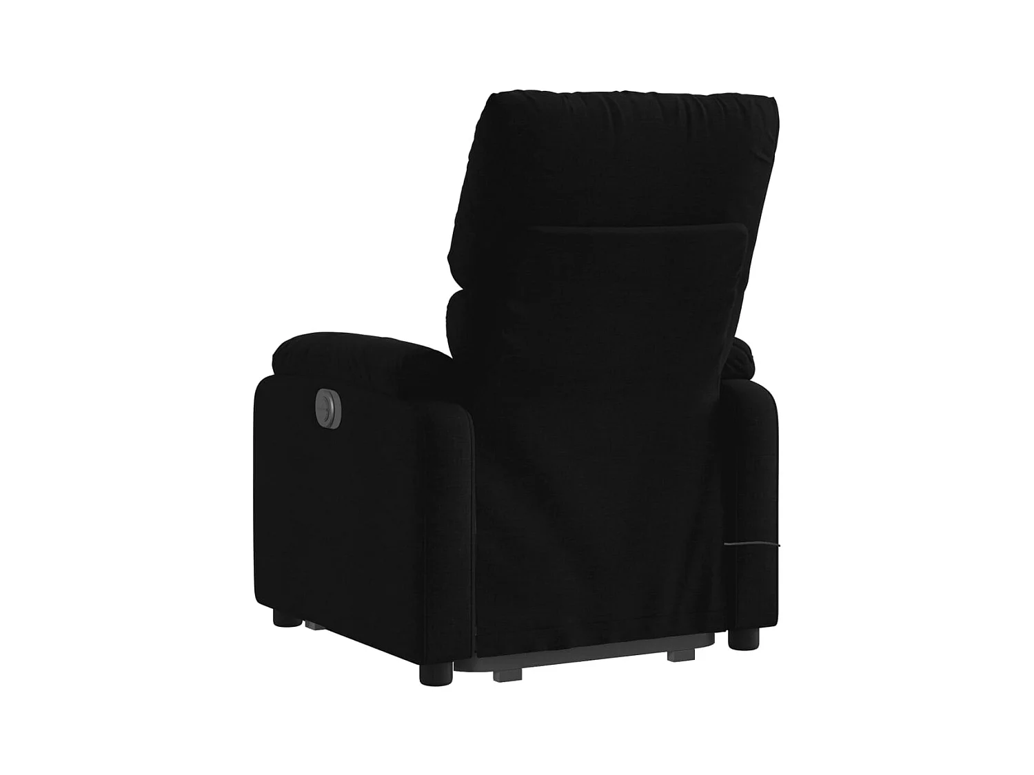 Sillón de relax | Sillón reclinable de masaje elevable tela negro SHL7160