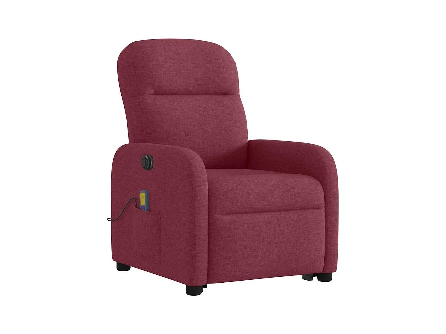 Sillón de salón | Silla | Sillón de masaje eléctrico reclinable elevable tela rojo tinto SHL7515