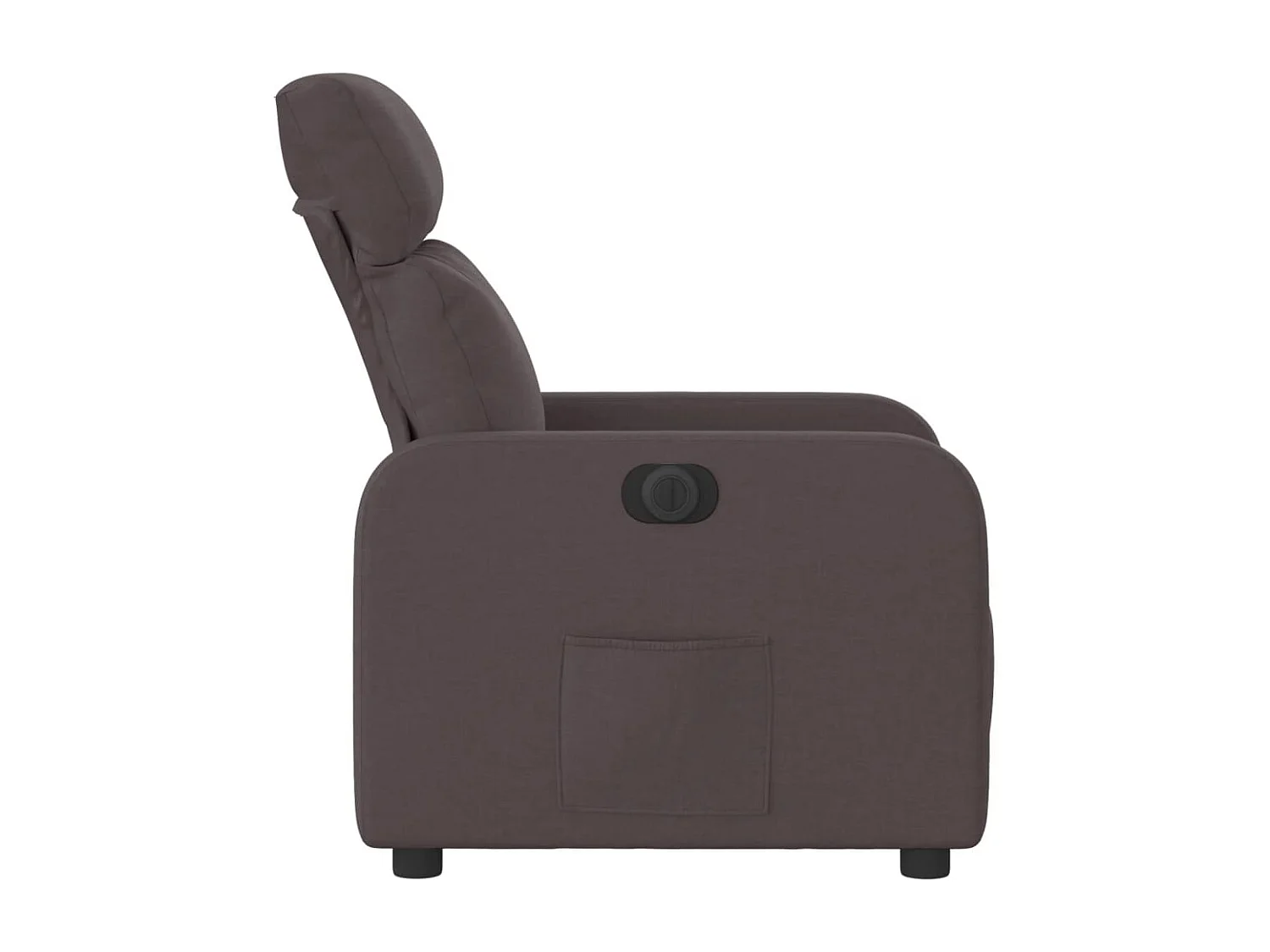 Sillón de relax | Silla | Sillón reclinable eléctrico tela marrón oscuro SHL3804