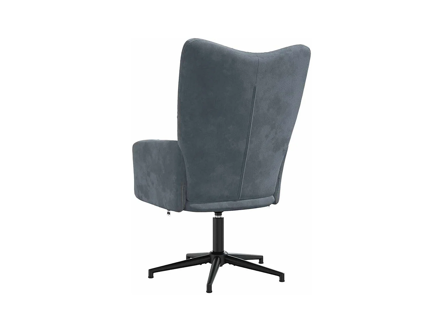 Sillón de relax | Silla de relax de terciopelo gris oscuro SHL3966