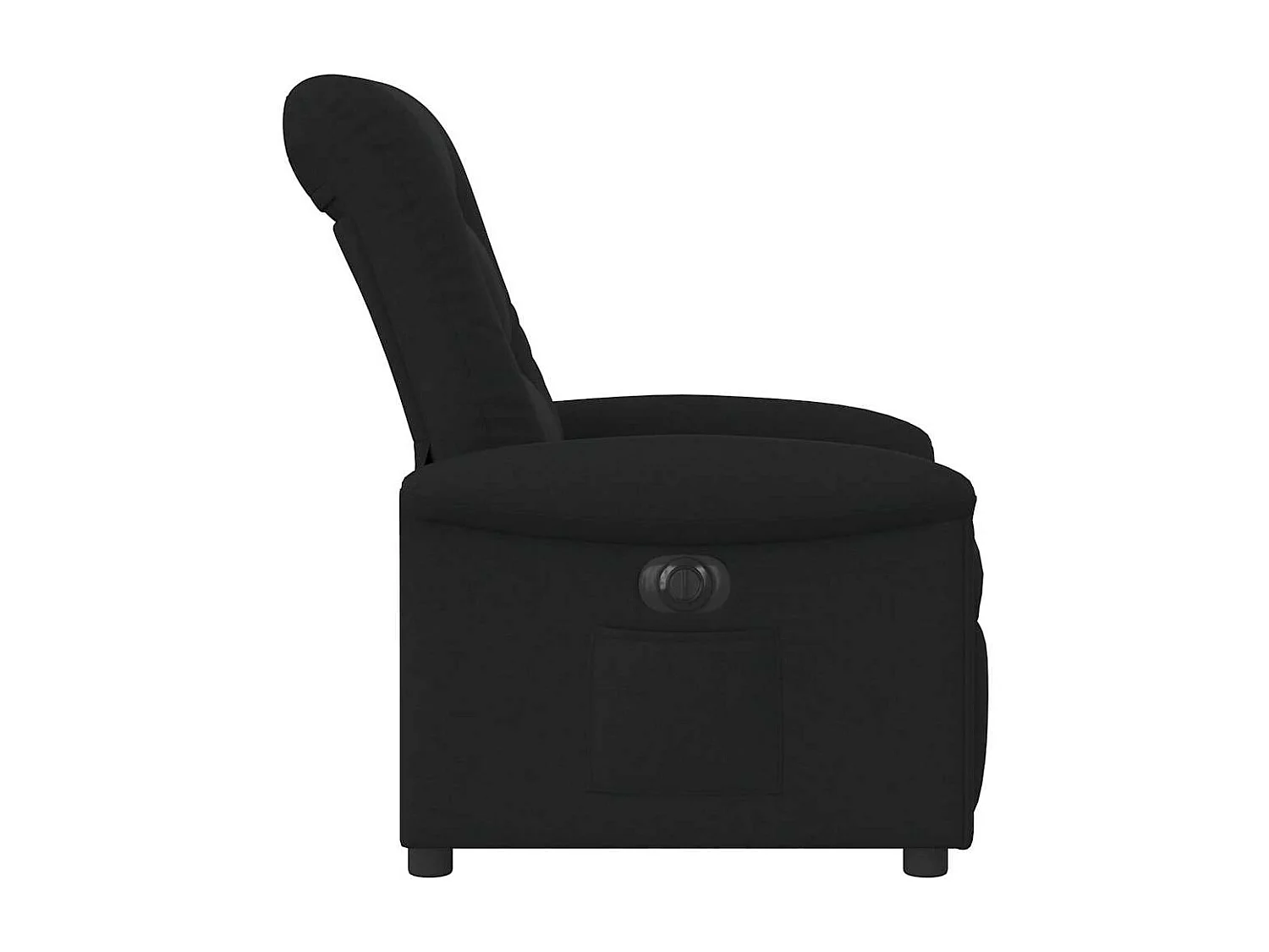 Fauteuil inclinable électrique-Chaise de relax-Fauteuil TV Noir Tissu SHL3918